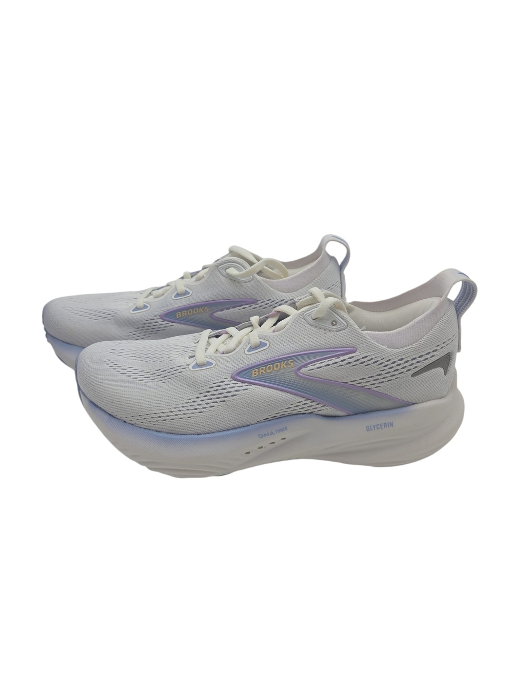 Brooks Women's Glycerin 22 White Lavender Running Shoes Size 7 - Picture 4 of 7